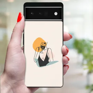 MY ART Ochranný kryt pre Google Pixel 6a WOMAN (197)