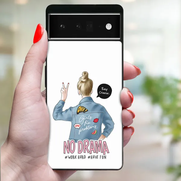 MY ART Ochranný kryt pre Google Pixel 6a NO DRAMA (138)