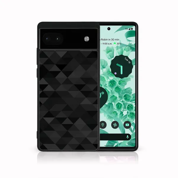MY ART Ochranný kryt pre Google Pixel 6a BLACK TRIANGLES (232)