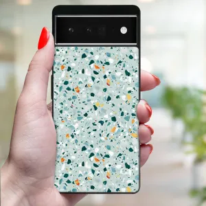 MY ART Ochranný kryt pre Google Pixel 6a BLUE TERRAZZO (164)