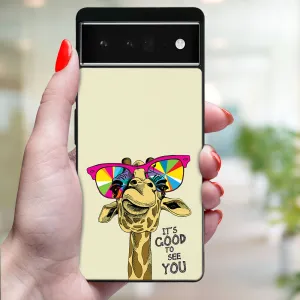 MY ART Ochranný kryt pre Google Pixel 6a GIRAFFE (180)