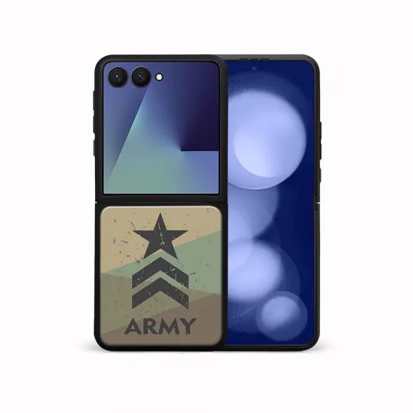 MY ART Ochranný kryt pre Samsung Galaxy Z Flip7 5G ARMY (236)