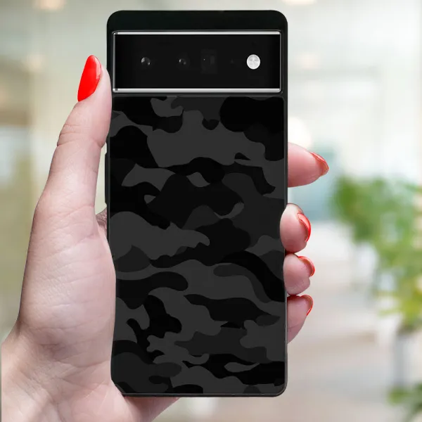 MY ART Ochranný kryt pre Google Pixel 6a BLACK CAMO (234)