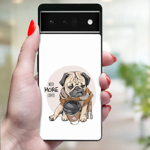 MY ART Ochranný kryt pre Google Pixel 6a MORE COFFEE (184)