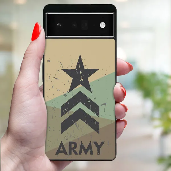 MY ART Ochranný kryt pre Google Pixel 6a ARMY (236)