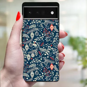 MY ART Kryt s vianočným dizajnom Google Pixel 6a MISTLETOE (070)