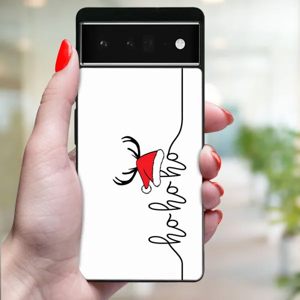 MY ART Kryt s vianočným dizajnom Google Pixel 6a HOHOHO (073)