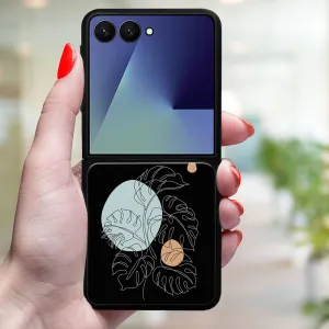 MY ART Ochranný kryt pre Samsung Galaxy Z Flip7 5G MONSTERA (194)