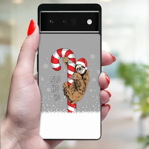 MY ART Kryt s vianočným dizajnom Google Pixel 6a CANDY (076)