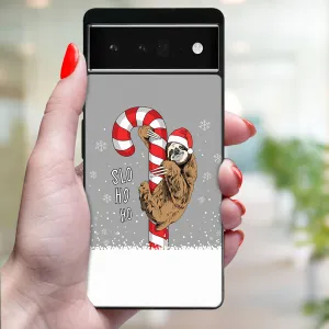 MY ART Kryt s vianočným dizajnom Google Pixel 6a CANDY (076)