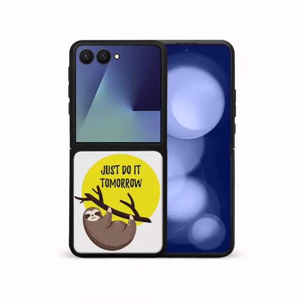 MY ART Ochranný kryt pre Samsung Galaxy Z Flip7 5G SLOTH (188)
