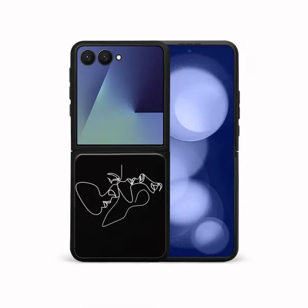 MY ART Ochranný kryt pre Samsung Galaxy Z Flip7 5G FACES (196)