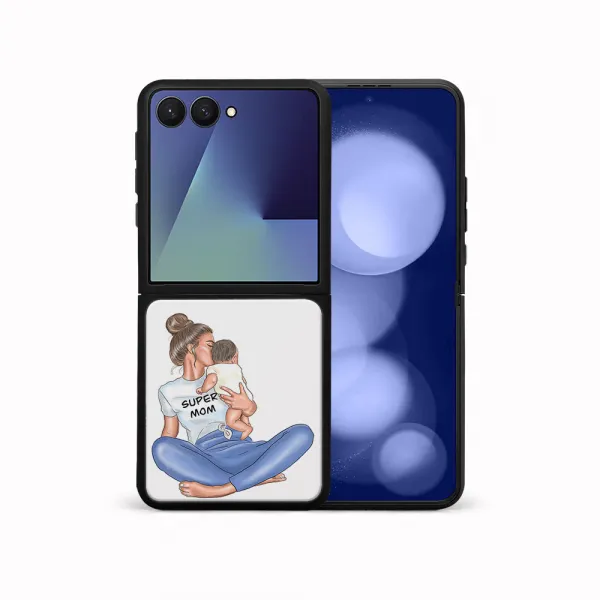MY ART Ochranný kryt pre Samsung Galaxy Z Flip7 5G SUPERMOM (112)