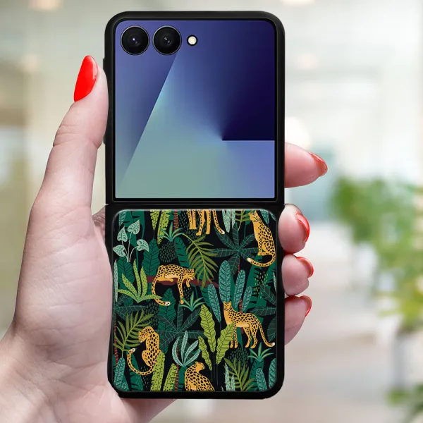MY ART Ochranný kryt pre Samsung Galaxy Z Flip7 5G LEOPARD (239)