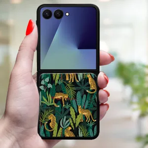 MY ART Ochranný kryt pre Samsung Galaxy Z Flip7 5G LEOPARD (239)
