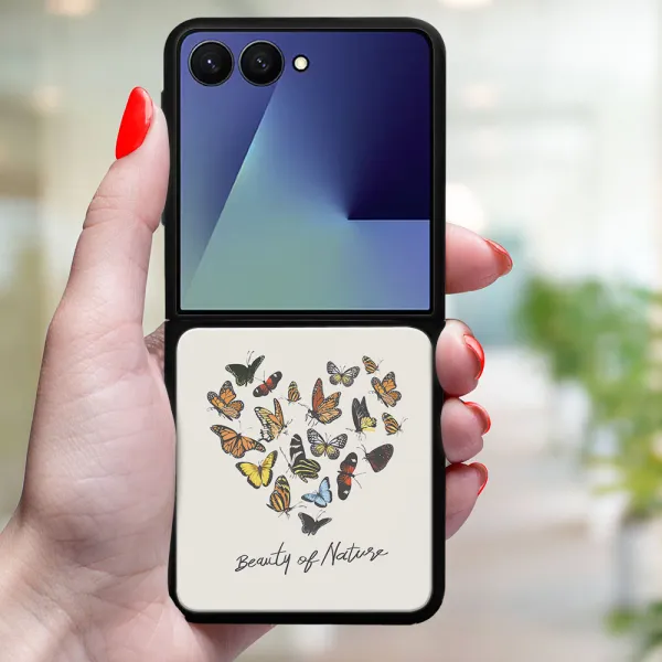MY ART Ochranný kryt pre Samsung Galaxy Z Flip7 5G BUTTERFLIES (240)