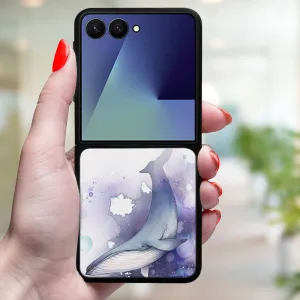 MY ART Ochranný kryt pre Samsung Galaxy Z Flip7 5G WHALE (242)