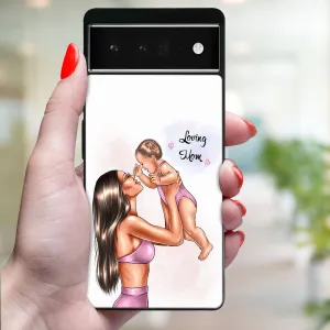MY ART Ochranný kryt pre Google Pixel 6a LOVING MOM (115)
