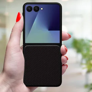 MY ART Ochranný kryt pre Samsung Galaxy Z Flip7 5G CARBON (231)
