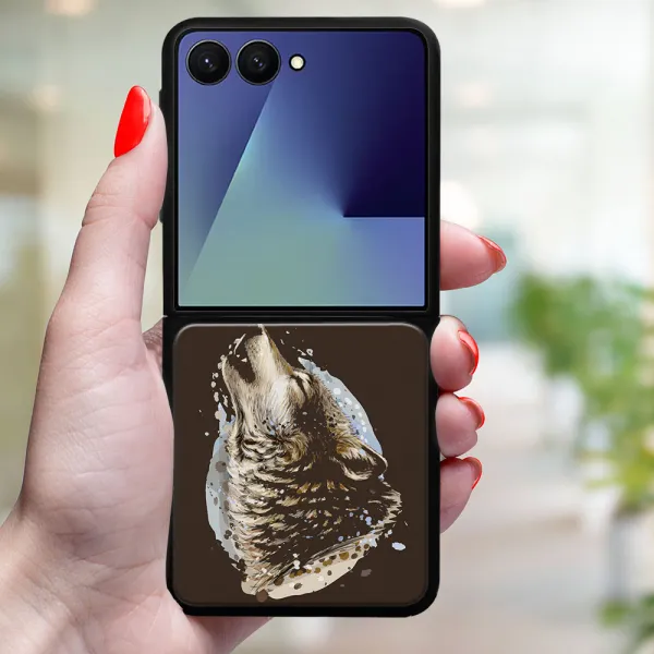MY ART Ochranný kryt pre Samsung Galaxy Z Flip7 5G HOWL (244)