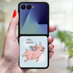 MY ART Ochranný kryt pre Samsung Galaxy Z Flip7 5G PIG (186)