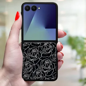 MY ART Ochranný kryt pre Samsung Galaxy Z Flip7 5G ROSES (172)