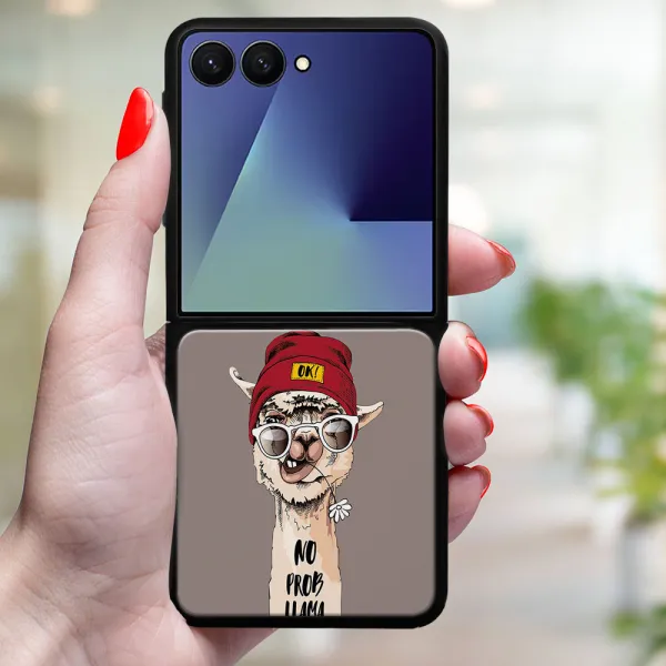 MY ART Ochranný kryt pre Samsung Galaxy Z Flip7 5G PROBLLAMA (187)