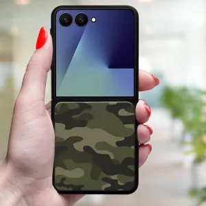 MY ART Ochranný kryt pre Samsung Galaxy Z Flip7 5G GREEN CAMO (235)