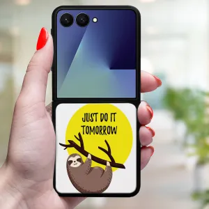 MY ART Ochranný kryt pre Samsung Galaxy Z Flip7 5G SLOTH (188)
