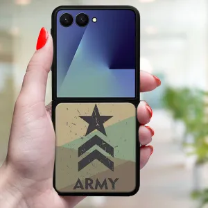 MY ART Ochranný kryt pre Samsung Galaxy Z Flip7 5G ARMY (236)