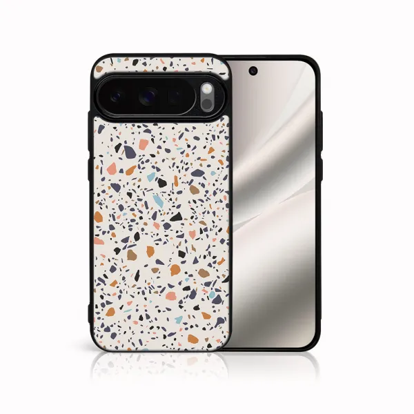 MY ART Ochranný kryt pre Google Pixel 10 / Pixel 10 Pro BEIGE TERRAZZO (162)