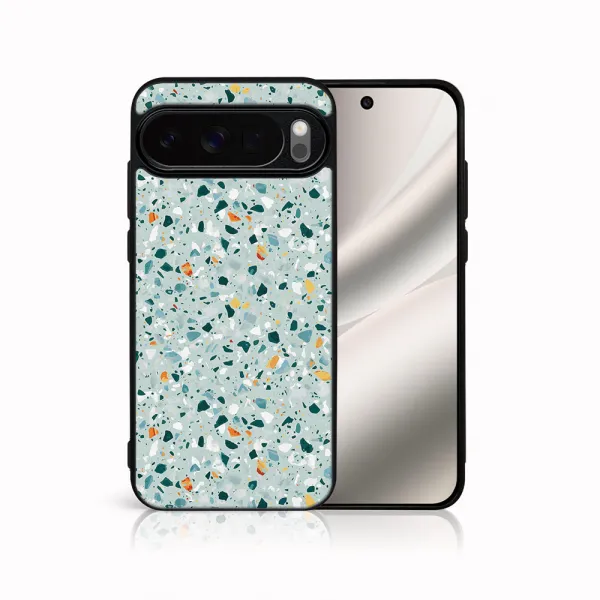 MY ART Ochranný kryt pre Google Pixel 10 / Pixel 10 Pro BLUE TERRAZZO (164)
