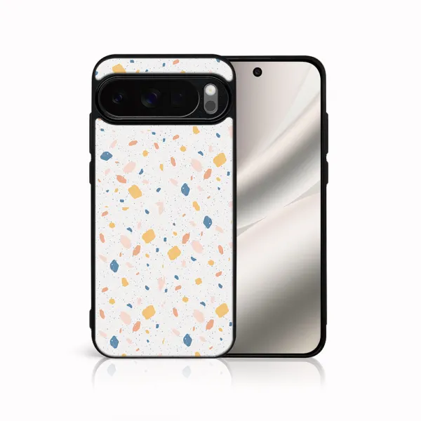 MY ART Ochranný kryt pre Google Pixel 10 / Pixel 10 Pro ORANGE TERRAZZO (165)