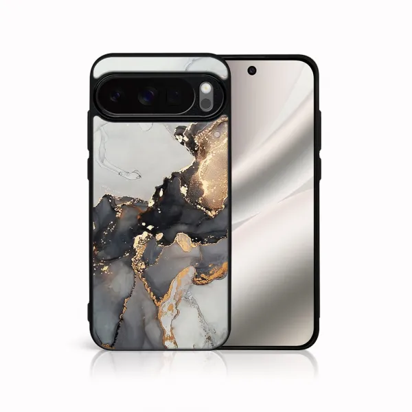 MY ART Ochranný kryt pre Google Pixel 10 / Pixel 10 Pro GREY MARBLE (140)