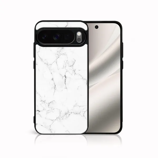 MY ART Ochranný kryt pre Google Pixel 10 / Pixel 10 Pro WHITE MARBLE (144)