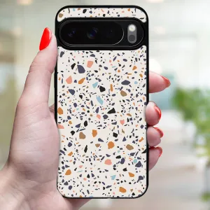 MY ART Ochranný kryt pre Google Pixel 10 / Pixel 10 Pro BEIGE TERRAZZO (162)