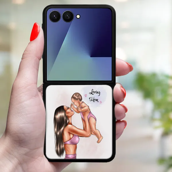 MY ART Ochranný kryt pre Samsung Galaxy Z Flip7 5G LOVING MOM (115)