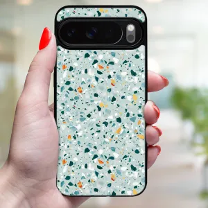 MY ART Ochranný kryt pre Google Pixel 10 / Pixel 10 Pro BLUE TERRAZZO (164)