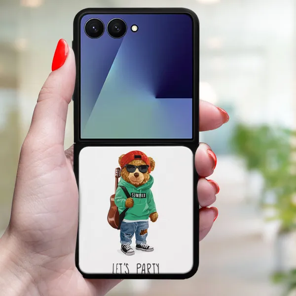 MY ART Ochranný kryt pre Samsung Galaxy Z Flip7 5G BEAR (177)