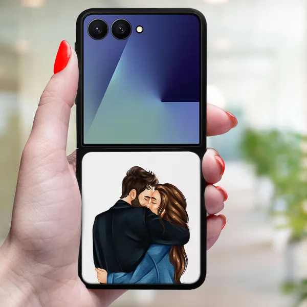 MY ART Ochranný kryt pre Samsung Galaxy Z Flip7 5G COUPLE (117)