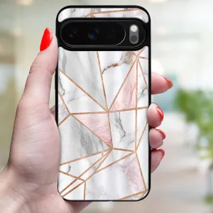 MY ART Ochranný kryt pre Google Pixel 10 / Pixel 10 Pro PINK MARBLE (143)