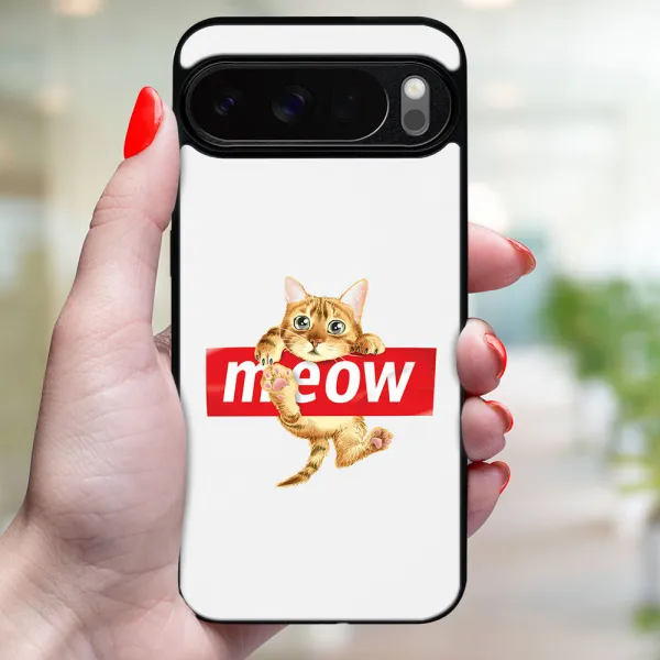 MY ART Ochranný kryt pre Google Pixel 10 / Pixel 10 Pro MEOW (183)