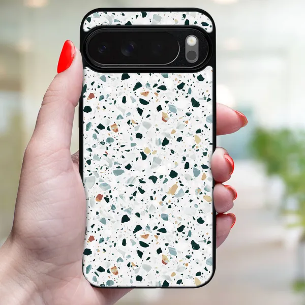 MY ART Ochranný kryt pre Google Pixel 10 Pro XL GREY TERRAZZO (163)