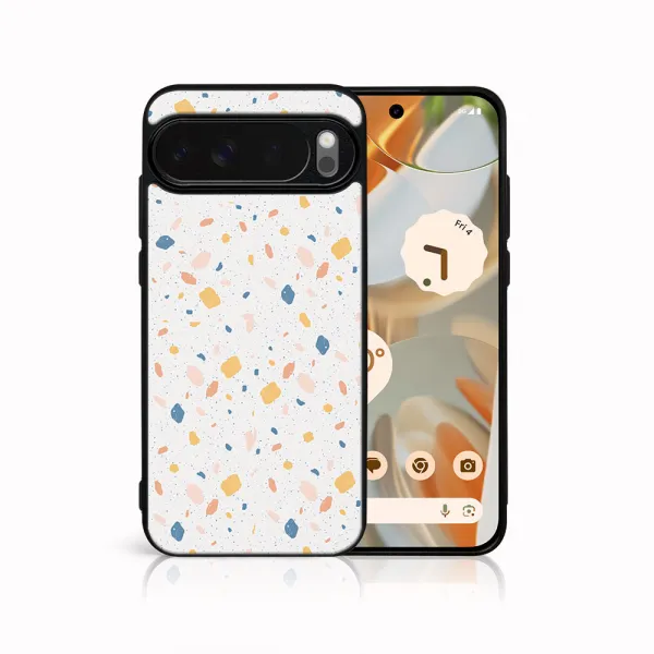 MY ART Ochranný kryt pre Google Pixel 10 Pro XL ORANGE TERRAZZO (165)