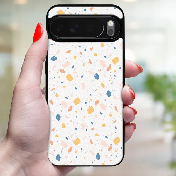 MY ART Ochranný kryt pre Google Pixel 10 Pro XL ORANGE TERRAZZO (165)