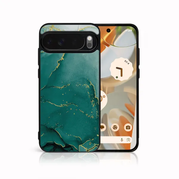 MY ART Ochranný kryt pre Google Pixel 10 Pro XL GREEN MARBLE (145)