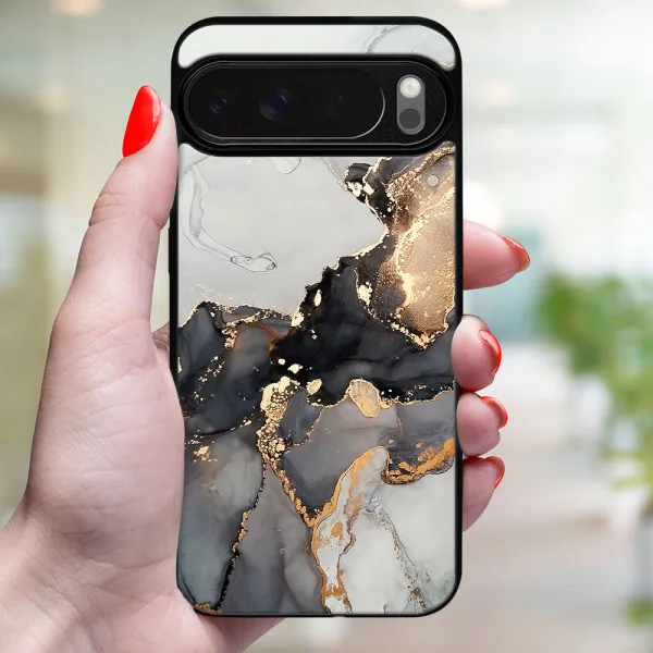 MY ART Ochranný kryt pre Google Pixel 10 Pro XL GREY MARBLE (140)
