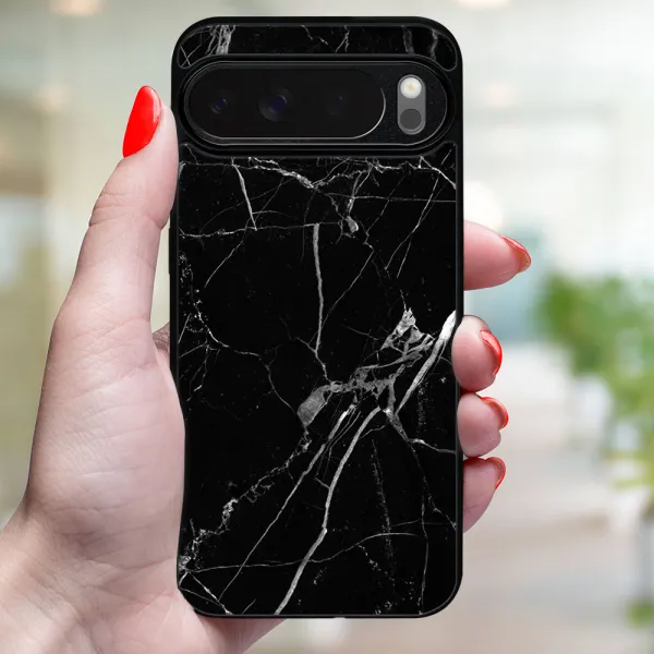 MY ART Ochranný kryt pre Google Pixel 10 Pro XL BLACK MARBLE (142)