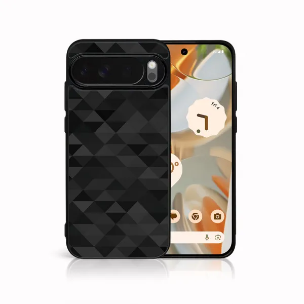 MY ART Ochranný kryt pre Google Pixel 10 Pro XL BLACK TRIANGLES (232)