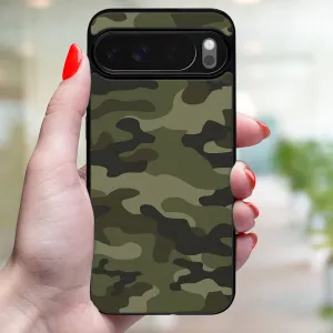 MY ART Ochranný kryt pre Google Pixel 10 Pro XL GREEN CAMO (235)